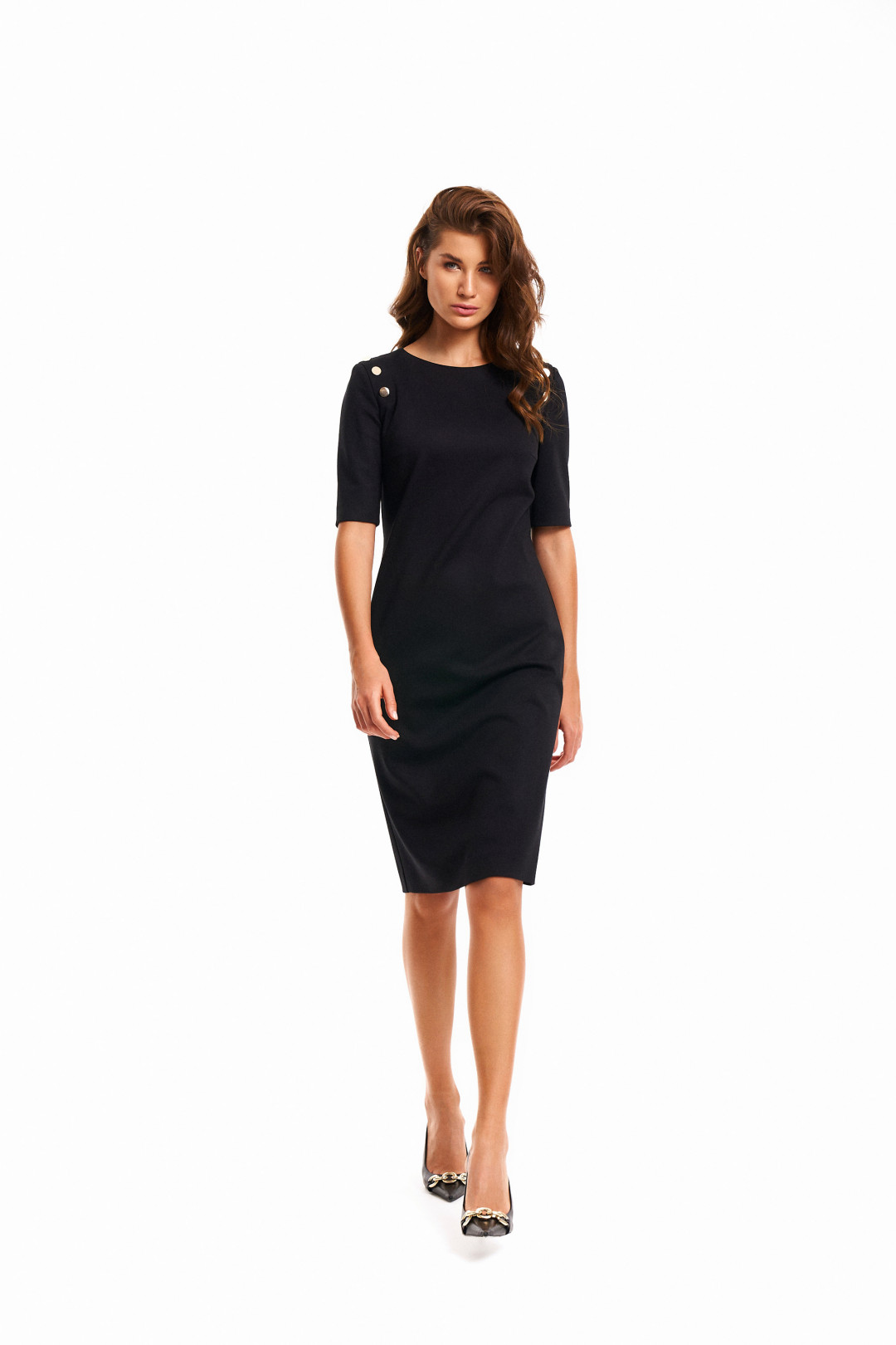 Платье KaVari 1066 черный - фото 3